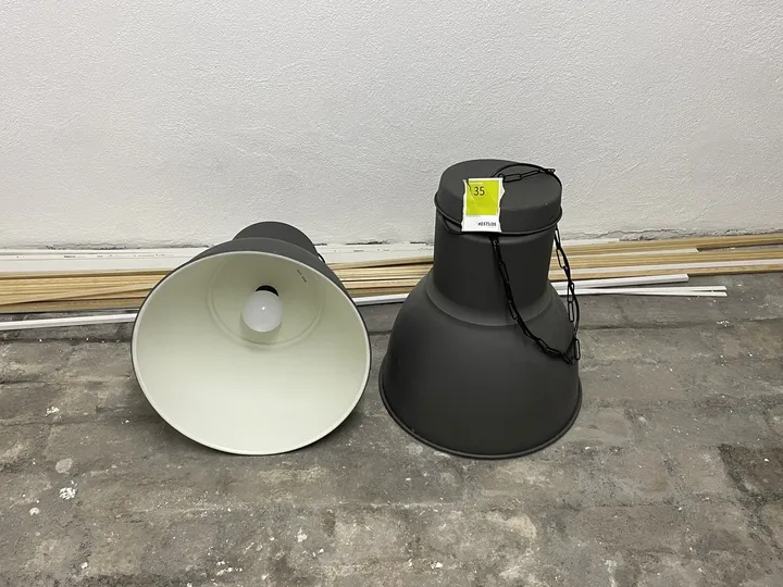 2x Deckenlampe zum Abhängen